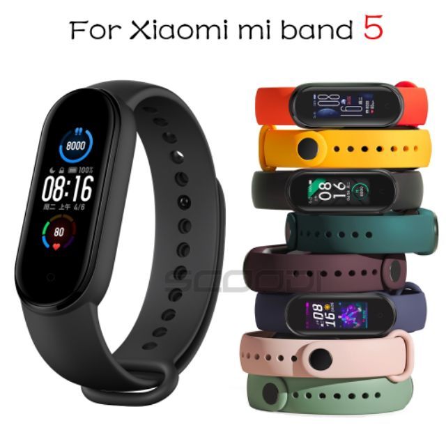 dây đeo silicon cho mi band 3/4, miband 5