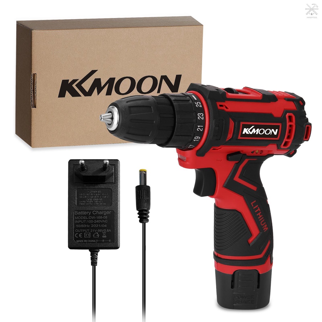 Máy Khoan Điện Cầm Tay Không Dây 12-voltage Công Suất Cao Sạc Pin Lithium Diy Đa Năng