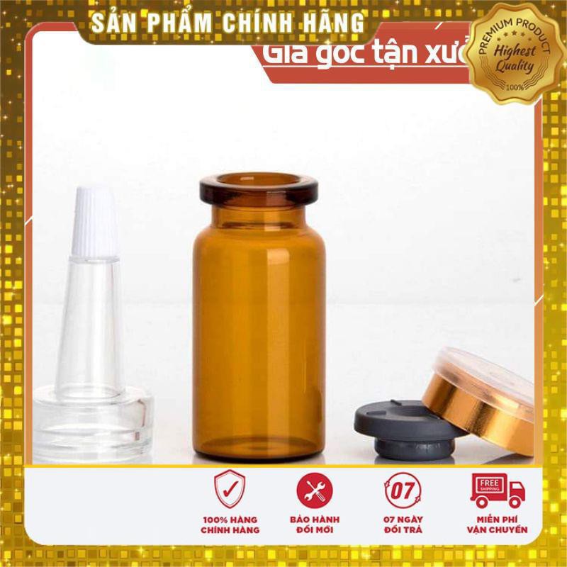 Lọ Chiết Serum ❤ TRÙM SỈ ❤ Lọ Chiết Tế Bào Gốc, Tinh Chất, Serum [5ml,10ml] bộ 3 nút đựng tinh chất, phụ kiện du lịch