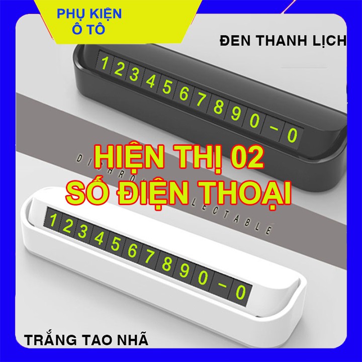 ⚡️HÀNG XỊN⚡️Thẻ đậu xe ô tô - Thẻ ghi số điện thoại khi đỗ xe trên ô tô - ON/OFF CỰC DỄ