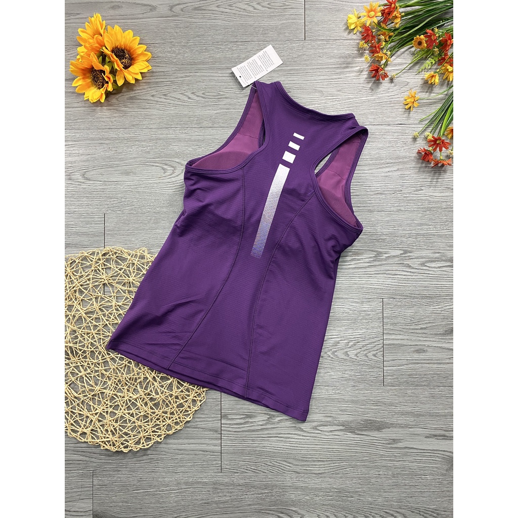 Áo ba lỗ nữ thể thao kèm lót mút tập gym yoga