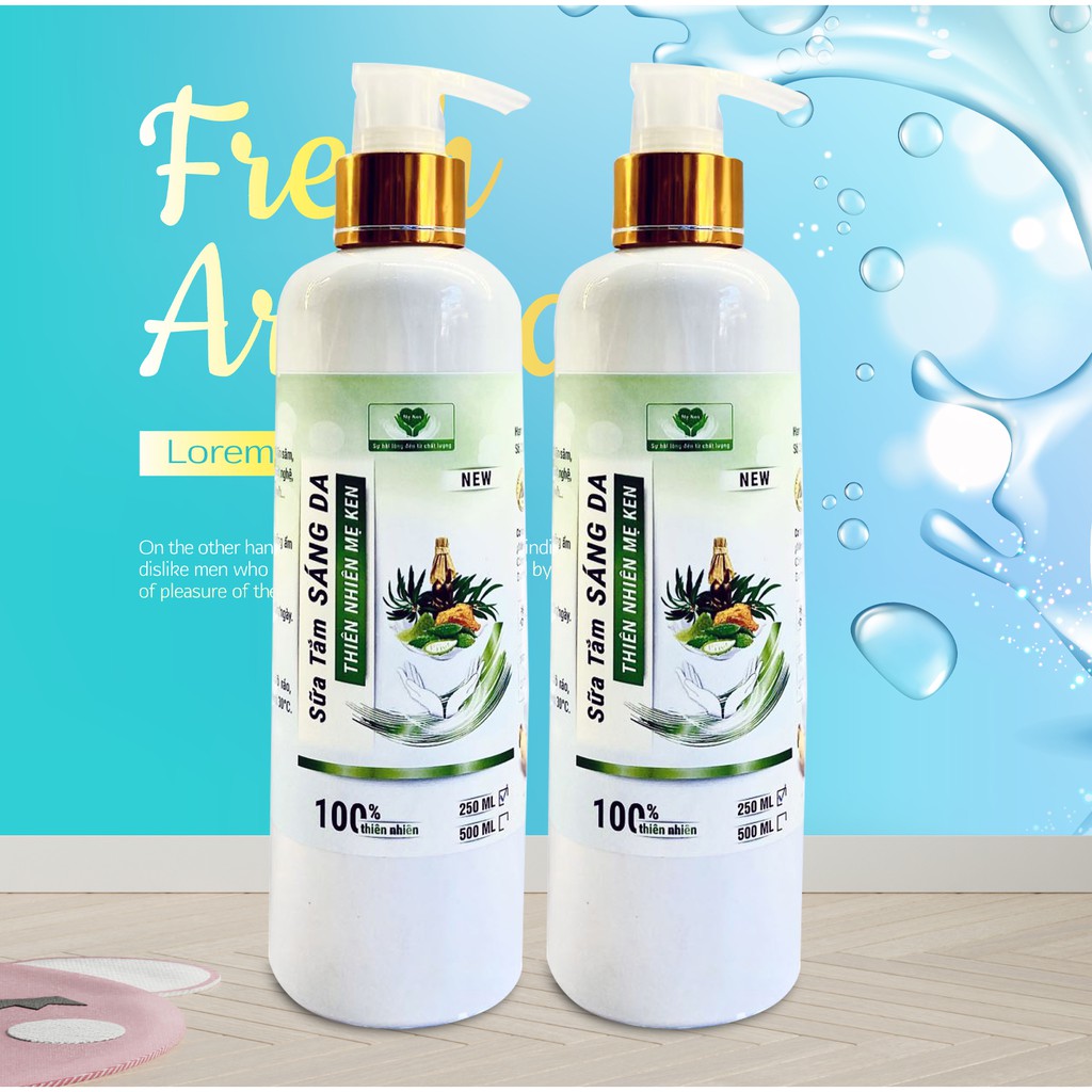 [Chai 250ml] Sữa Tắm Sáng Da Mẹ Ken