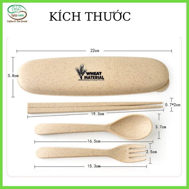 Set Đũa Muỗng Nĩa Cá Nhân Cao Cấp Hahulado Bộ Dụng Cụ Cá Nhân Nhiều Màu Kèm Hộp Đựng Tiện Lợi