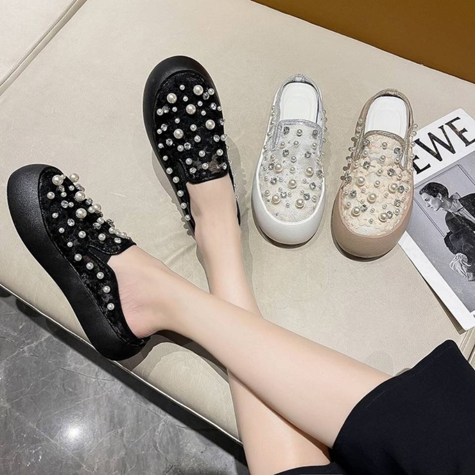 Dép Sandal Đế Dày Phong Cách Mới Dễ Thương Cho Nữ