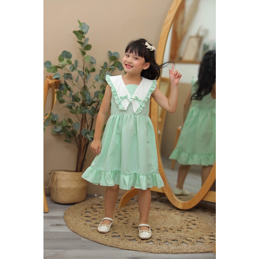 Váy bé gái mùa hè - Babystore88 - Đầm bé gái hàng thiết kế 1 2 3 4 5 6 7 8 9 10 11 12 tuổi V56