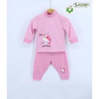 JB417 Bộ cổ 3p dài tay Judoby (6-24M)