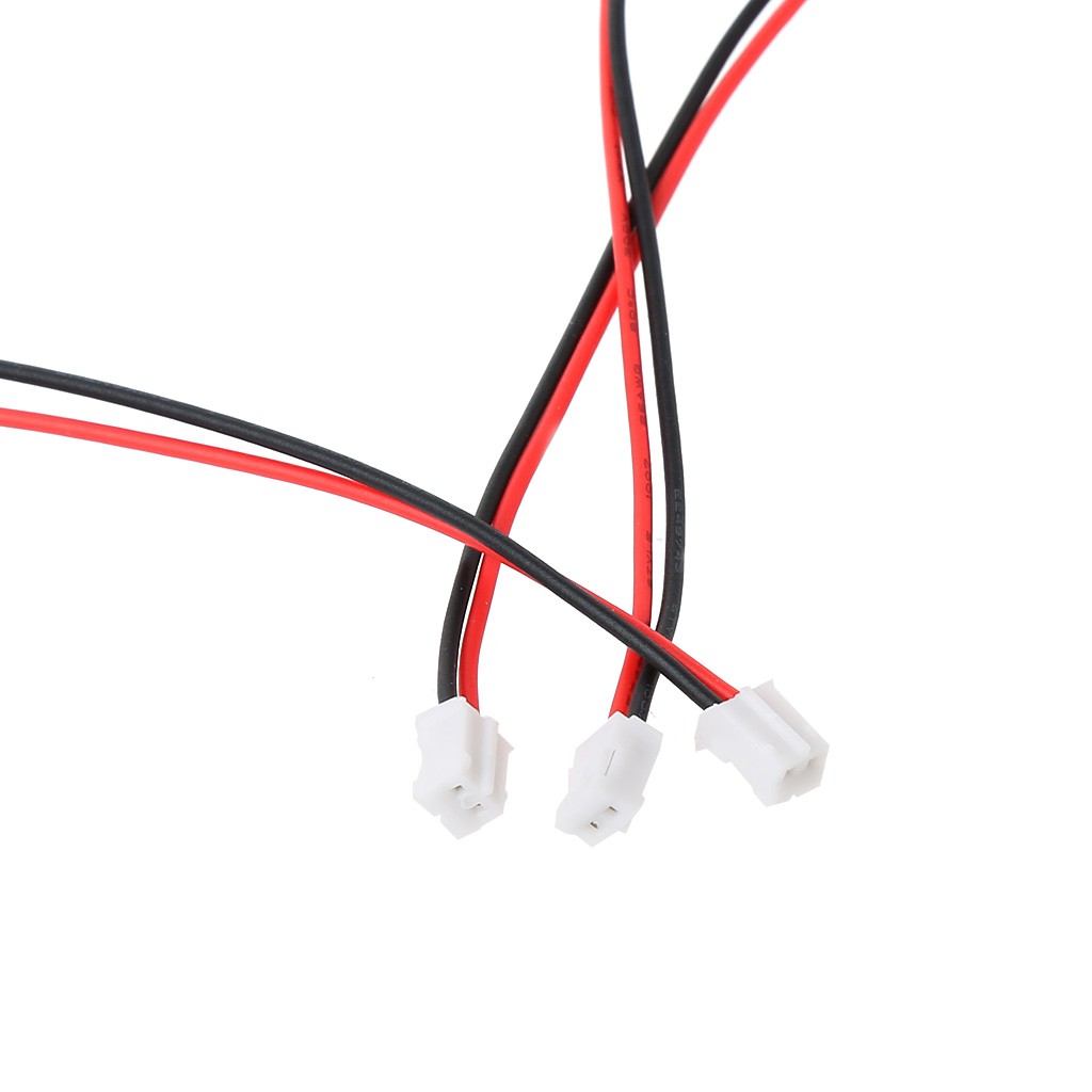 Set 10 dây cáp kết nối 24AWG JST XH2.54 2 Pin 20cm