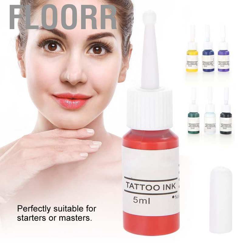 (hàng Mới Về) Set 7 Màu Mực Xăm Chuyên Nghiệp Cho Người Mới Bắt Đầu | BigBuy360 - bigbuy360.vn