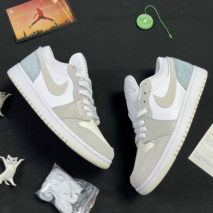 Giày thể thao sneakers Nam Nữ, Giày Jordan Low 1 PaRiS cổ thấp full size