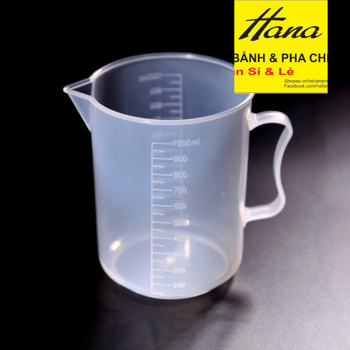 Ca nhựa chia vạch 100ml - 500ml - 250ml - 1l - 2l các loại
