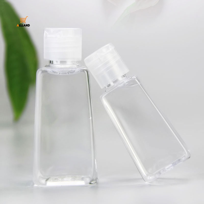 Chai đựng nước rửa tay bằng nhựa hình thang trong suốt tiện dụng cho phòng tắm