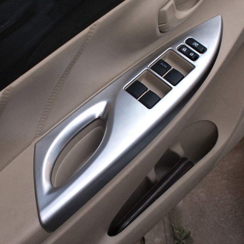 Viền Bọc Bảng Công Tắc Nâng Cửa Sổ Xe Hơi Cho Toyota Vios/Yaris Sedan 2014-2018