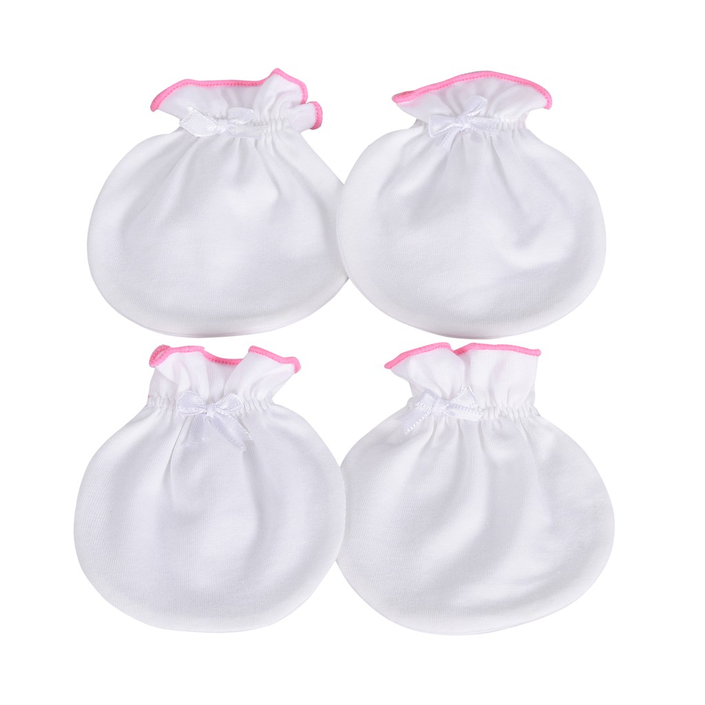 Bộ bao tay trắng (2 cặp) 0242- HELLO BB