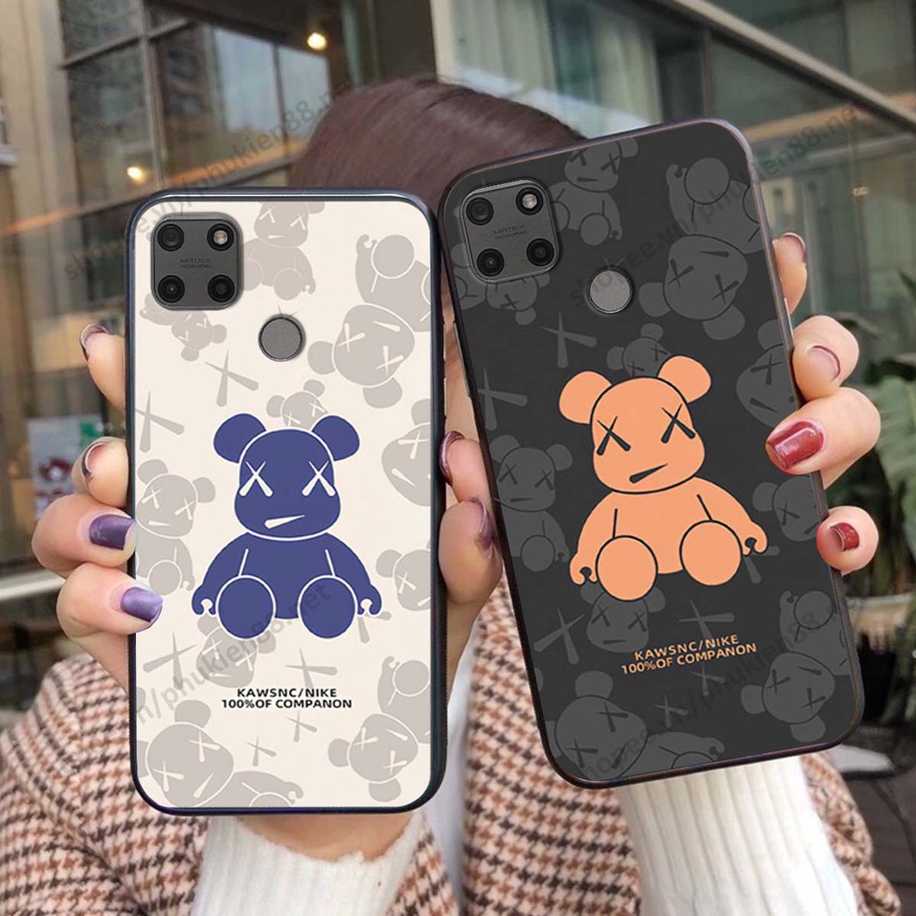 Ốp lưng Realme C25s - C25Y hình Robot Bear, Kawsnc bảo vệ điện thoại