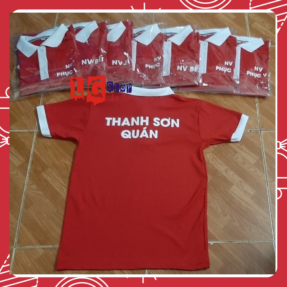 In đồng phục quán theo yêu cầu ( Có Thiết Kế Mẫu)