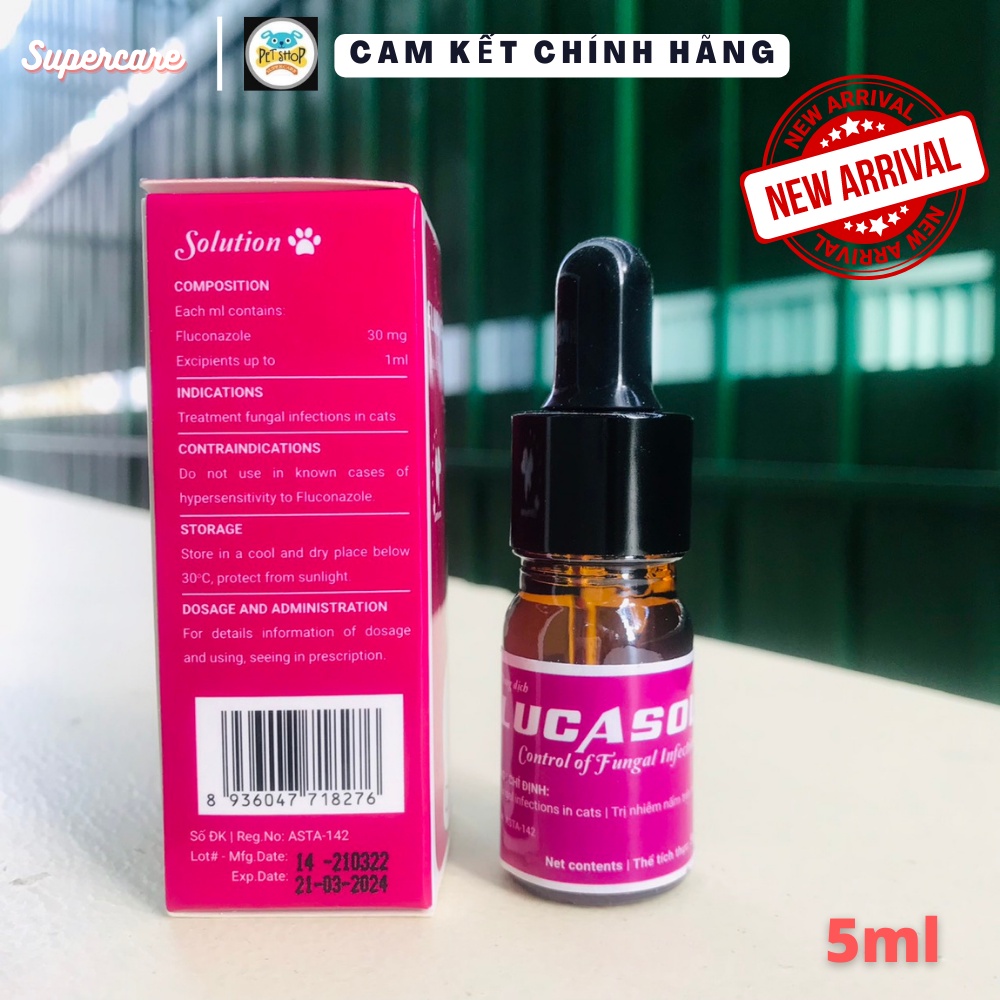 Sản Phẩm Nấm FLUCASOL Mèo