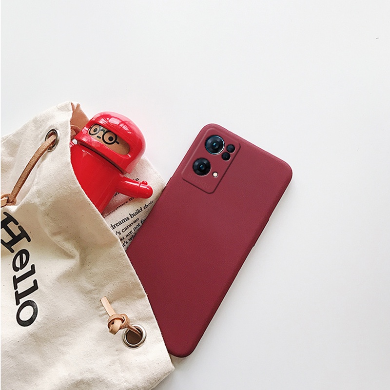 Ốp Điện Thoại TPU Silicon Mềm Mặt Nhám Màu Trơn Đơn Giản Bảo Vệ Toàn Diện Cho OPPO Reno 7 Pro 5G/Reno 7Z 5G