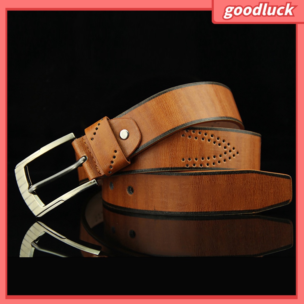 Thắt Lưng Da Đục Lỗ Cài Khóa Nhiều Màu Có Thể Tái Sử Dụng Cho Bé Trai