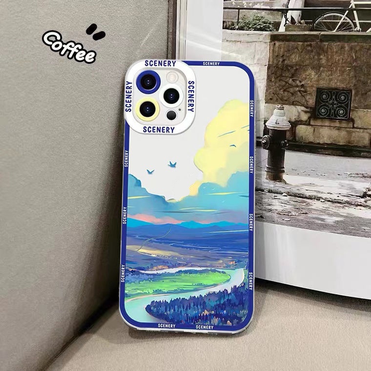 Ốp Điện Thoại TPU Silicone Mềm Trong Suốt Chống Sốc Cho IPhone 14 12 13 6 6S 7 8 Plus X XS XR 11 Pro Max