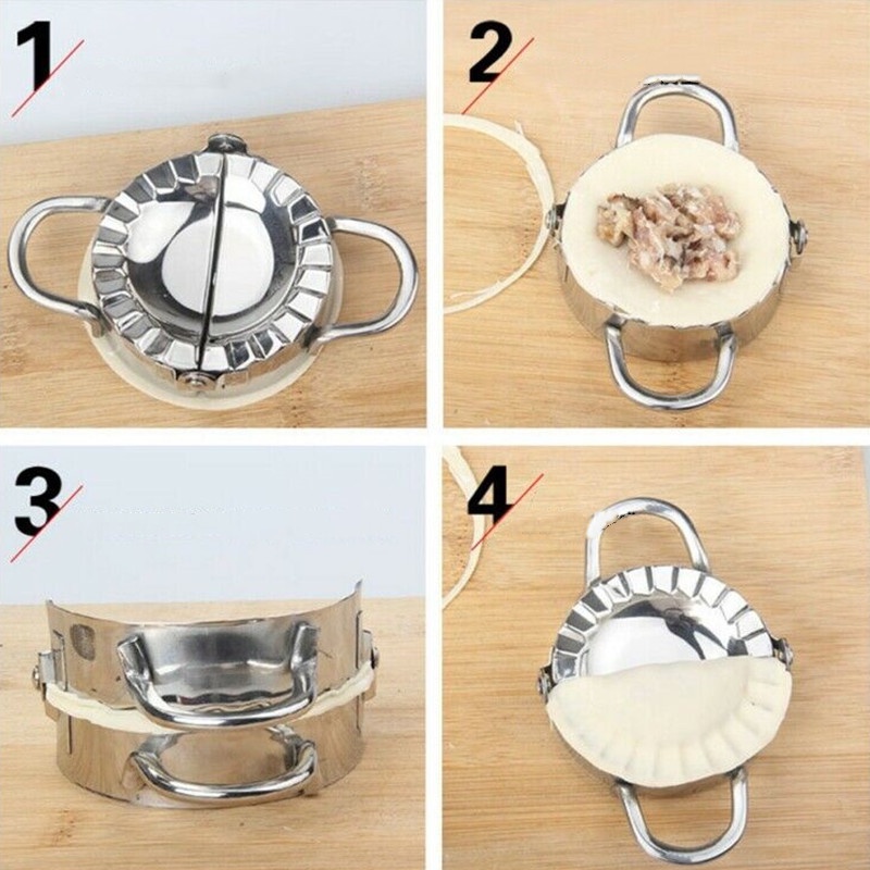 Khuôn Làm Bánh Xếp Tiện Lợi Bằng Thép Không Gỉ