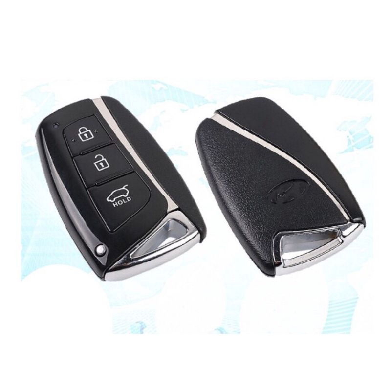 Vỏ chìa khoá SMARTKEY xe huyndai santafe 3 nút