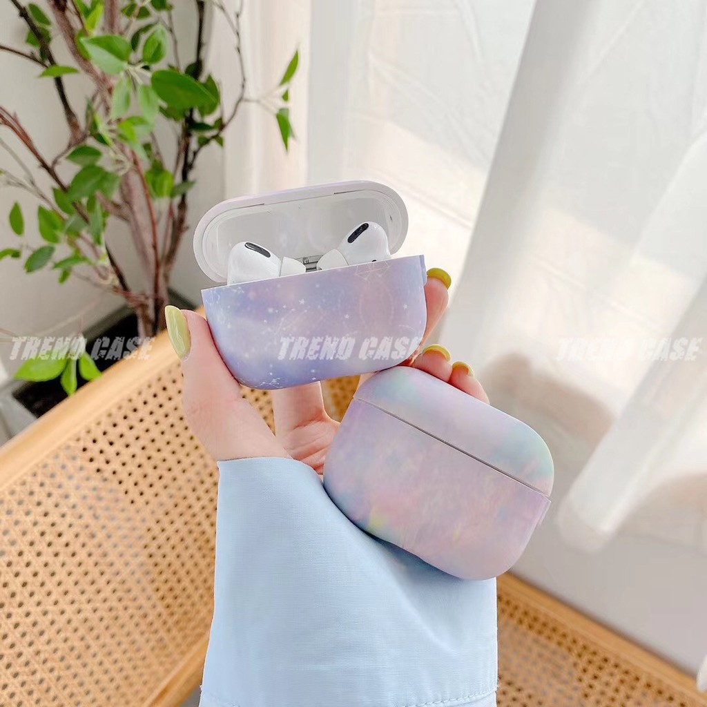 Vỏ Đựng Bảo Vệ Hộp Sạc Tai Nghe Airpods 1 / 2 Hình Bầu Trời Sao Xinh Xắn