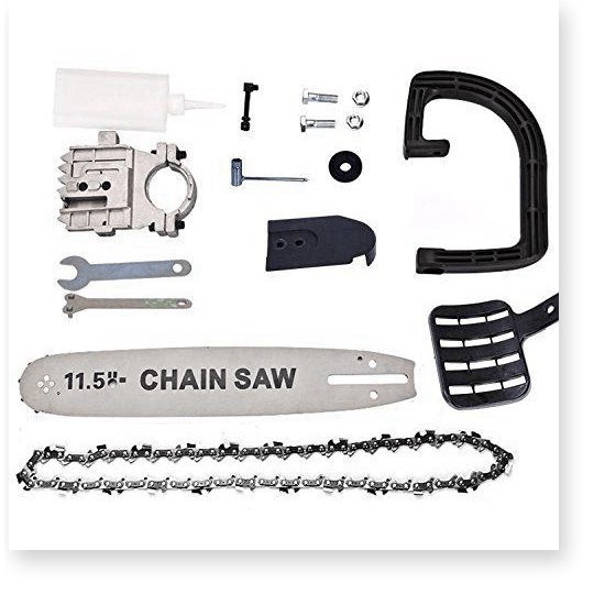Lưỡi cưa xích gắn máy mài cầm tay Chain Saw - Tra dầu tự động - Bảo hành 12 tháng