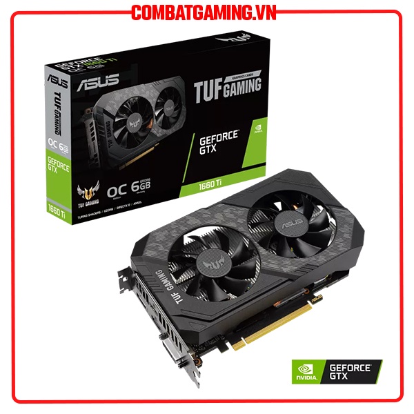 Card Màn Hình Asus Tuf Gaming GTX 1660 Ti OC 6GB GDDR6