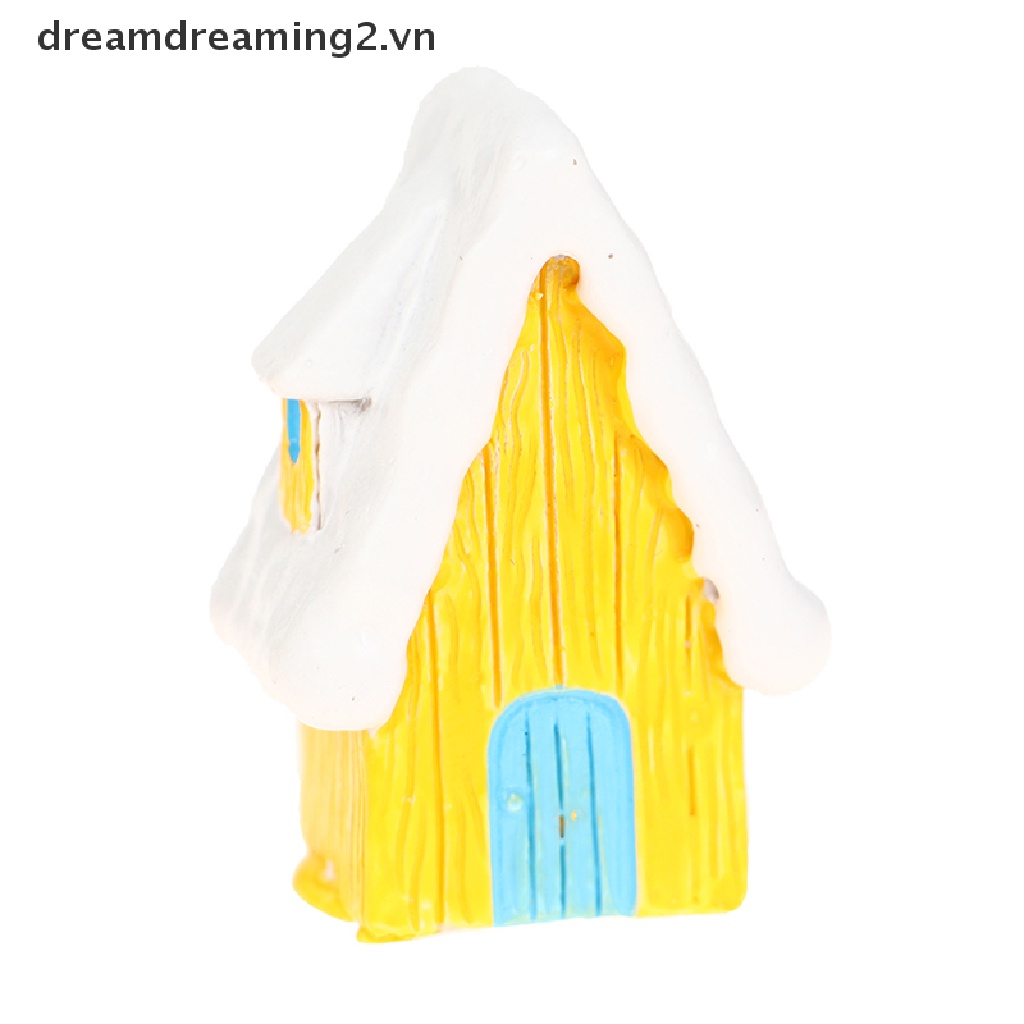 Mô hình cây thông noel mini bằng gỗ phong cách vintage 2.vn dùng trang trí nhà búp bê