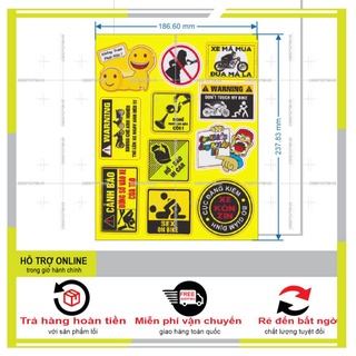 LOGO STICKER DÁN XE MÁY M14 - DUNG DECAL