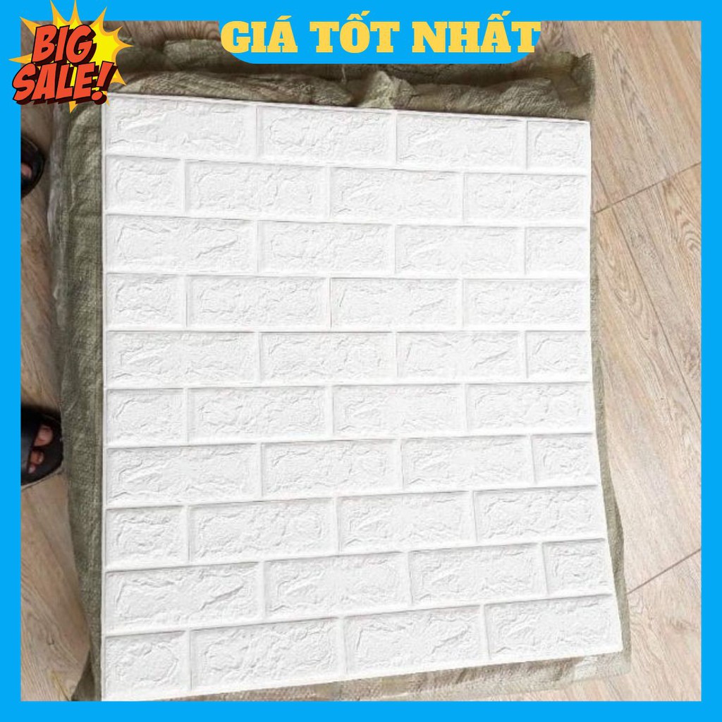 HCM sỉ Xốp dán tường giả gạch 3D - Khổ 70x77 Dày 5mm Cao Cấp Cách Âm Cách Nhiệt Giá Rẻ Nhất