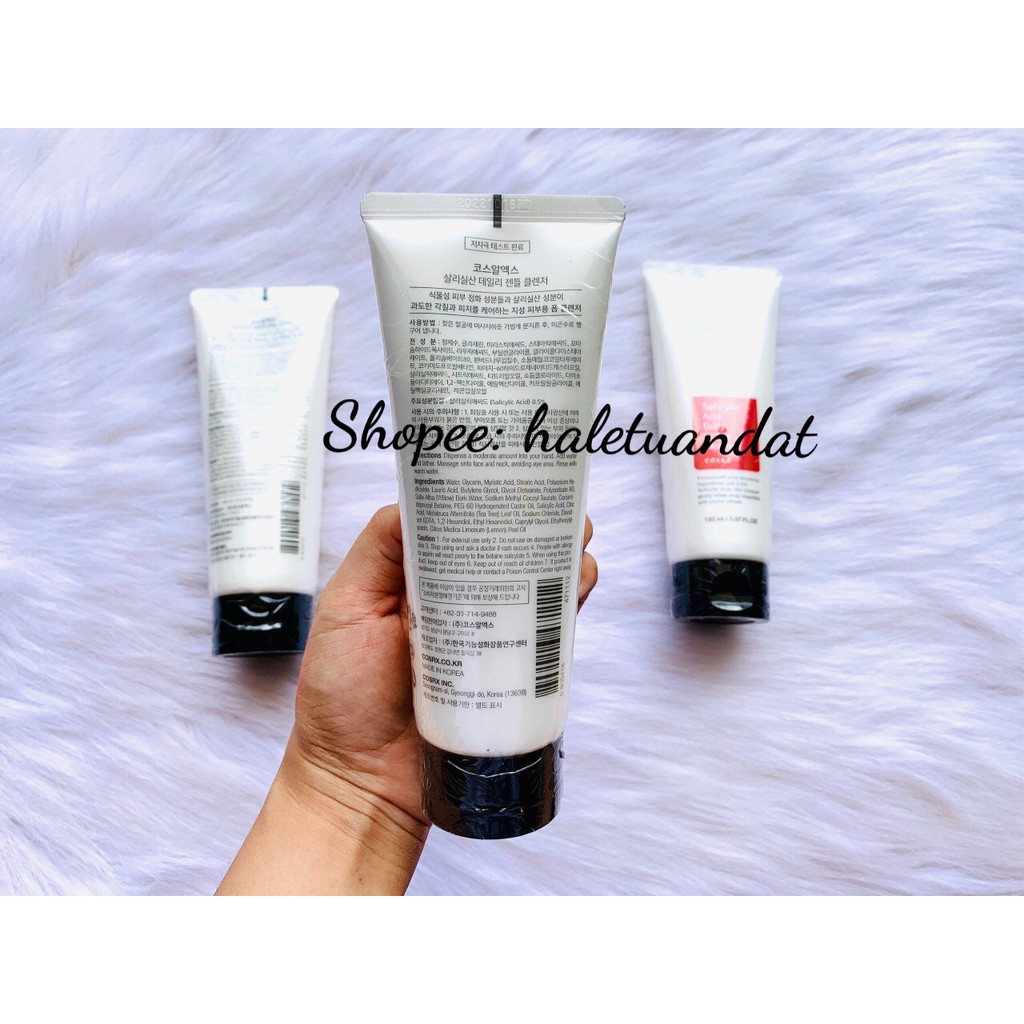 Sữa Rửa Mặt Cosrx Good Morning Low pH Cleanser 150ML Nhãn Xanh + Đỏ | BigBuy360 - bigbuy360.vn