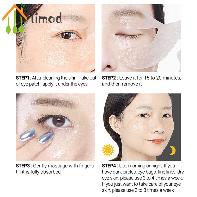 【COD】# limad 50pcs Eye Mask Patch Remove Dark Circle Lifting Anti Aging Firming Moisturizing Skin Care