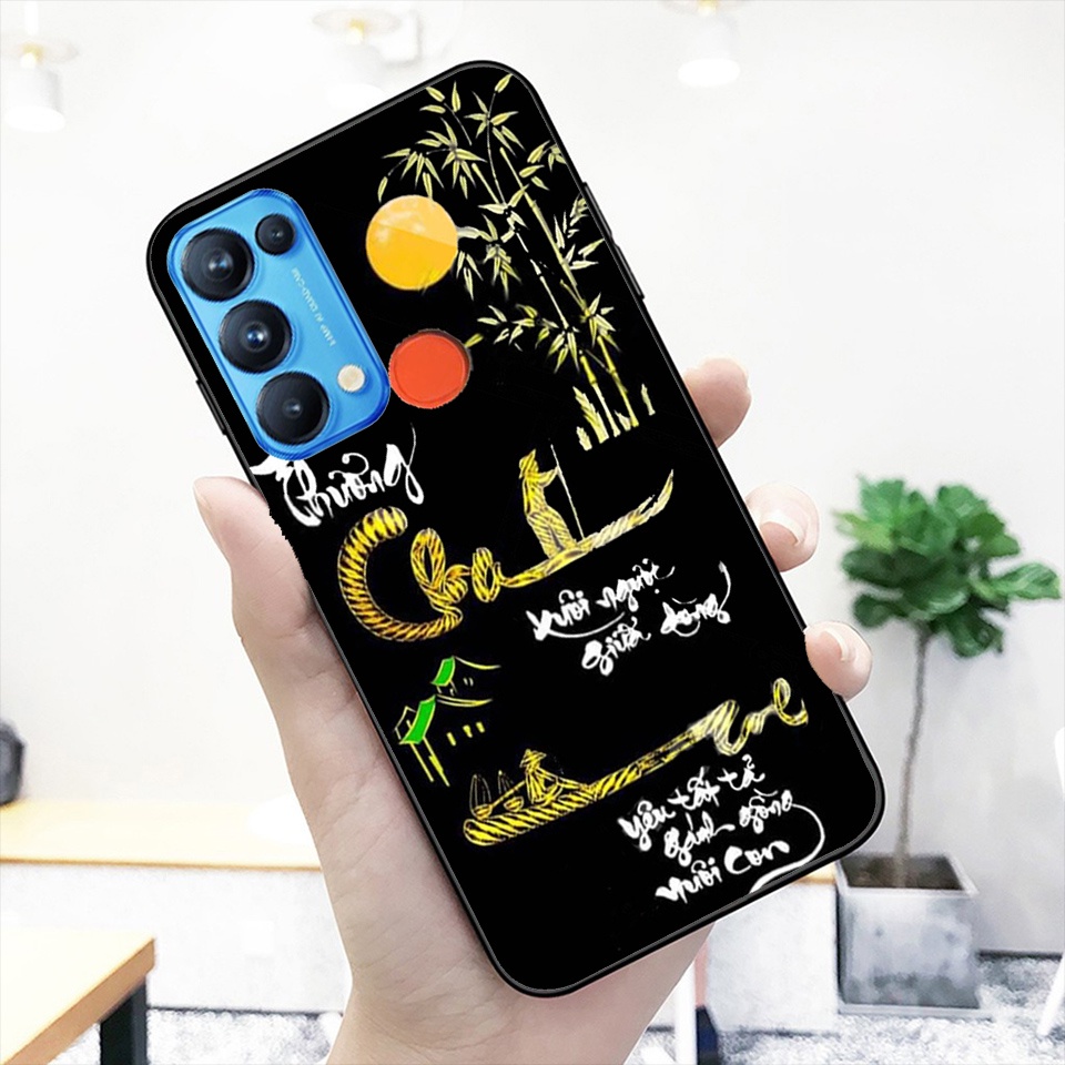 Ốp lưng kính cường lực Oppo Reno6 Reno6z Reno5 Reno4 in hình cao cấp- độc -lạ- siêu hot.