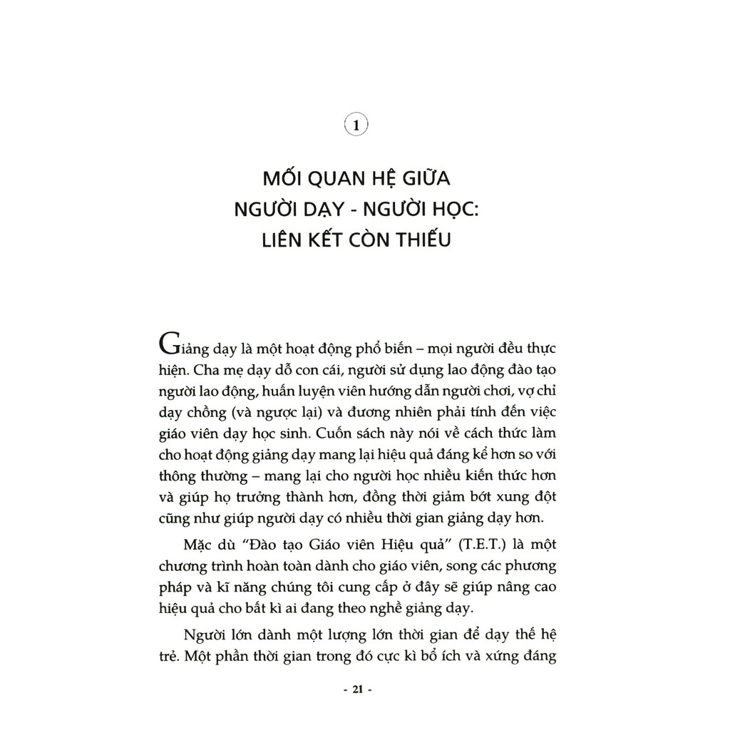 Sách T.E.T - Bồi dưỡng giáo viên hiệu quả