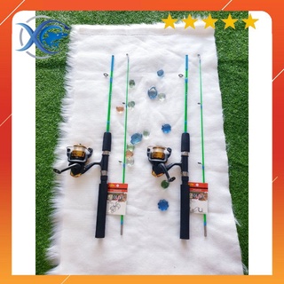 Combo cần câu và máy. Tặng bịch lưỡi oliver tôm