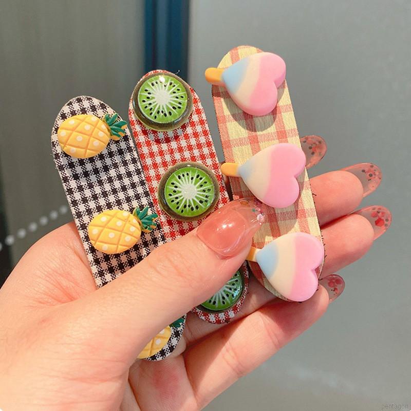 Kẹp Tóc Hình Trái Cây Hoạt Hình Dễ Thương Cho Bé Gái