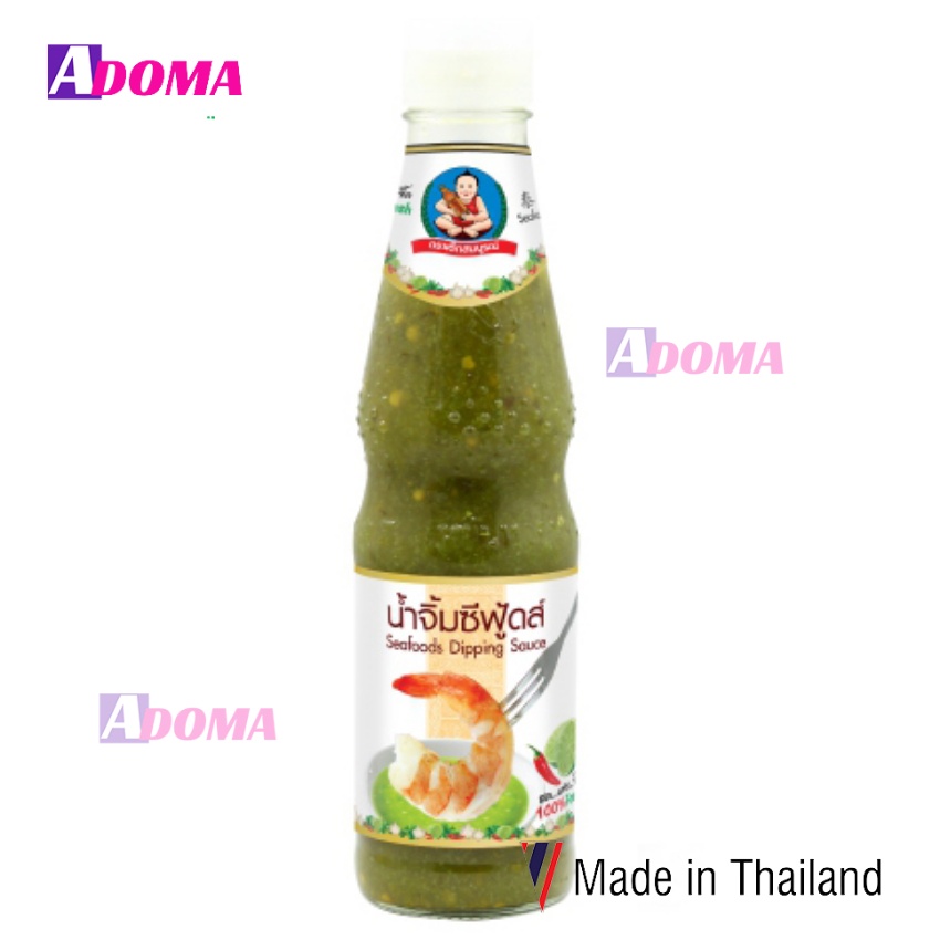 Nước chấm hải sản Thái Lan ớt xanh Healthy Boy 335g น้ำจิ้มซีฟู้ด