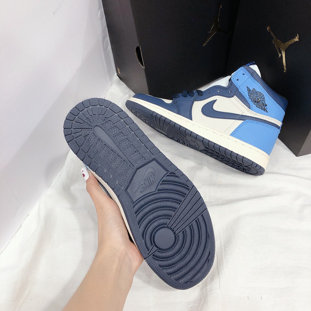 Giày Thể Thao Nam Nữ Ngô Thắng JD Cao Kem Xanh