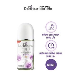 Lăn Khử Mùi Enchanteur Dạng sữa Hương Nước Hoa 25ml (đủ mùi )khử mùi nách  dành cho nữ gips bạn tự tin năng động cả nga