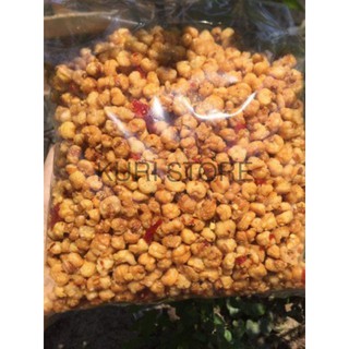 500g bắp rang tỏi ớt ( bắp nếp sấy giòn ) .