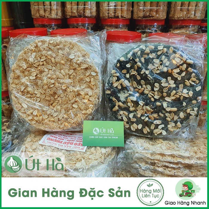 Kẹo Đậu Phộng Đà Nẵng Lốc 3 Miếng Kẹo Đậu Phụng Giòn Mềm Thơm Ngon Đặc Biệt - Út Hà Đặc Sản