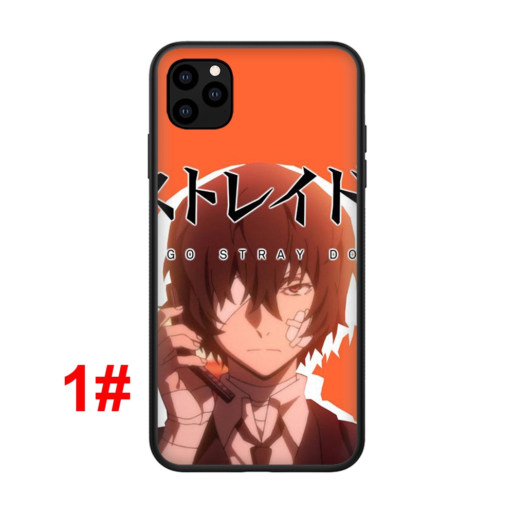 Ốp điện thoại họa tiết Bungou Stray Dogs cho iPhone 11 Pro Xs Max Xr X 8 7 6s 6 Plus