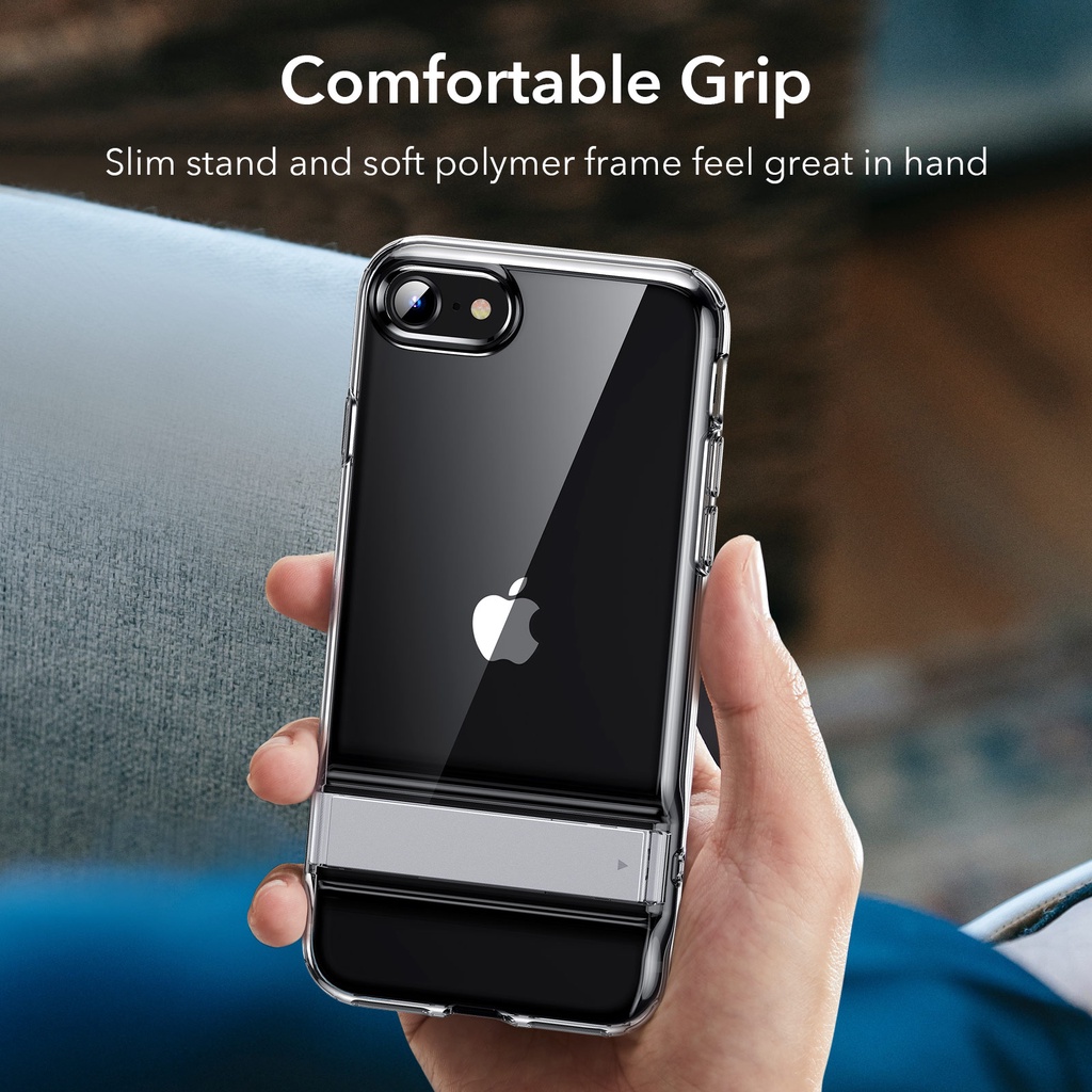 Ốp điện thoại ESR hybrid kiểu giáp ngang có giá đỡ kim loại cho iPhone SE 2022 iPhone 8/7