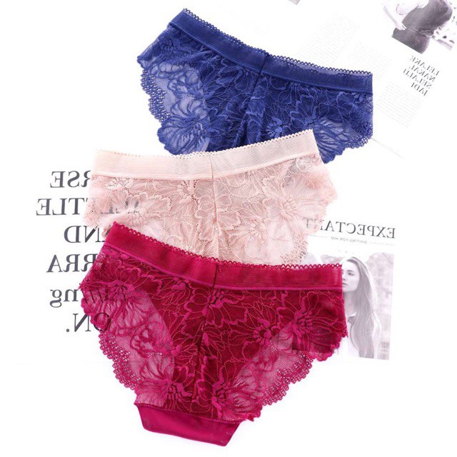 Quần lót nữ su đúc pha ren hoa sexy siêu đẹp 8423