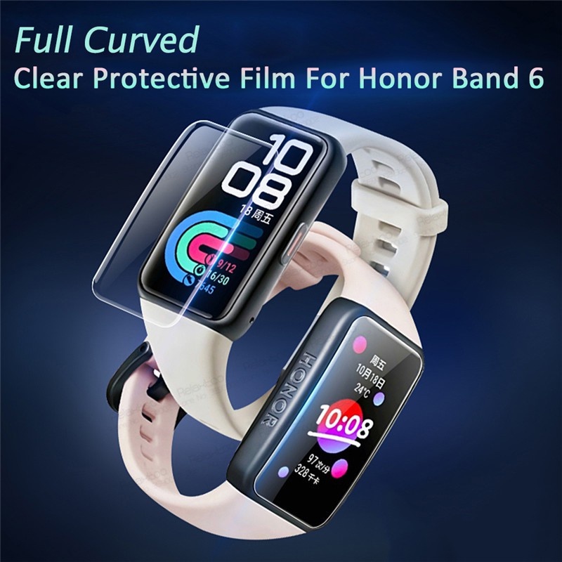 Kính Cường Lực Viền Cong 3D Chuyên Dụng Cho Huawei Band 6 / 7 / Band 6 / 7 Pro / Honor Band 6 / 7