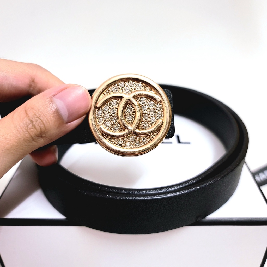 Thắt lưng nữ thương hiệu CC bản 2,5cm chất liệu da PU cao cấp bền đẹp TL20