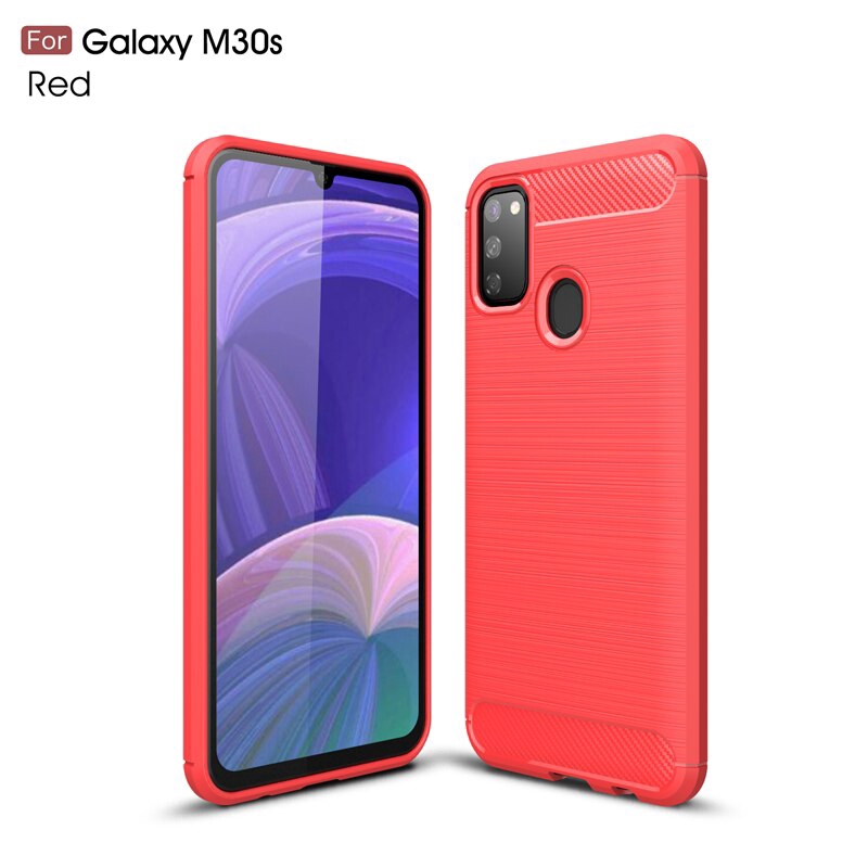 Samsung Galaxy M30S Case Rubber Bumper Silicone Shockproof Cover