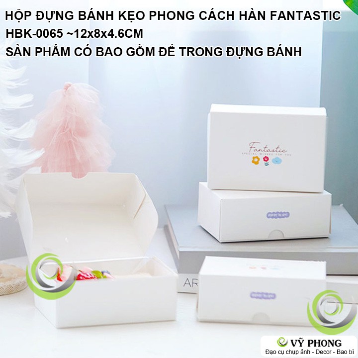 SET 5 HỘP ĐỰNG BÁNH KẸO + ĐẾ LÓT NHỰA TRONG PHONG CÁCH HÀN QUỐC ĐỂ BÁNH KEM TIRAMISU HBK-0065