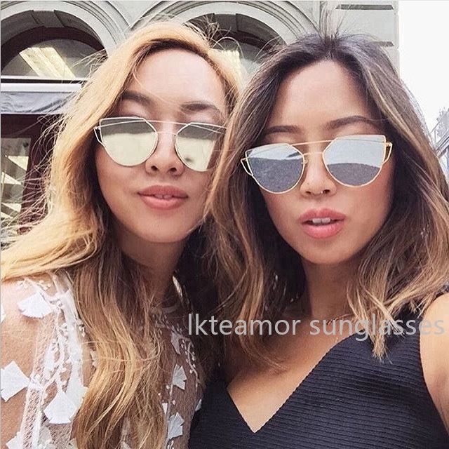 Kính mát mắt mèo gọng nhựa phong cách vintage